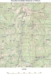 prilog_karta planine troglav_damnjanovic