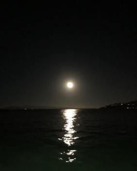 Резултат слика за месечина над језером, слике